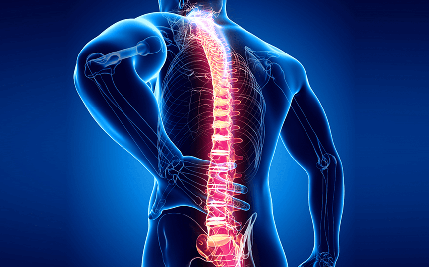 فیزیوتراپی ستون فقرات لیزر درمانی 