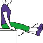 ورزش زانو کراس ساق