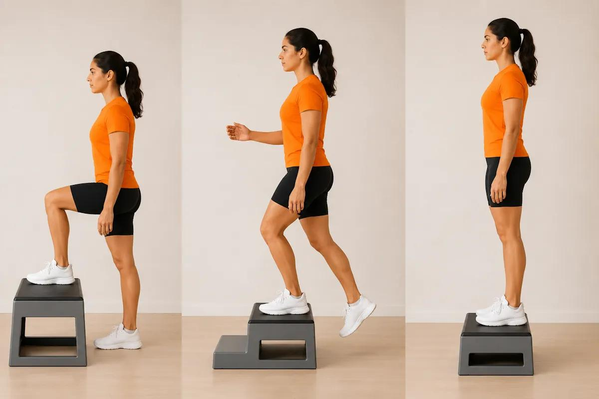 بالا رفتن از پله کوتاه (Step-up)