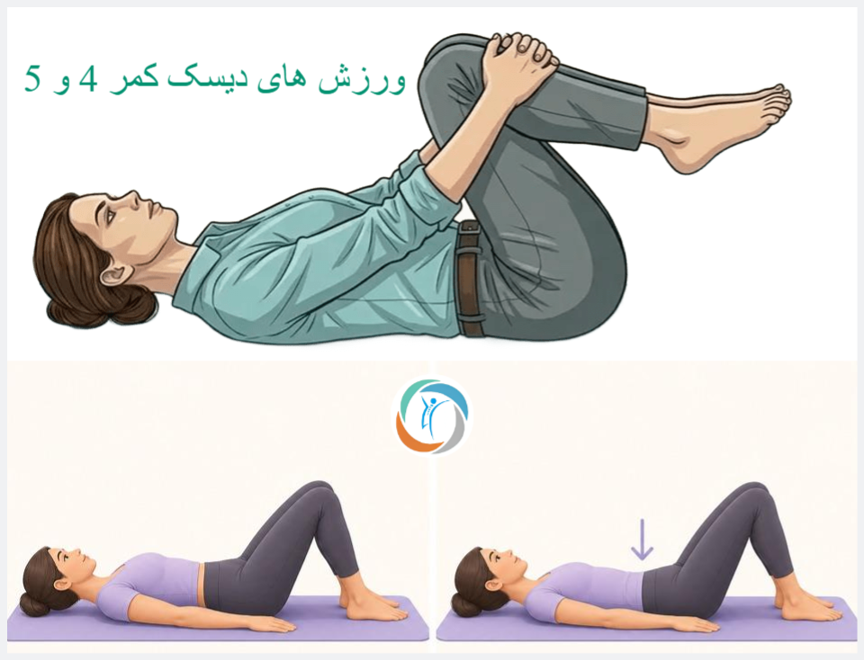 ورزش های دیسک کمر 4 و 5