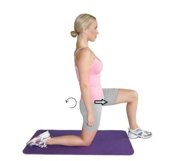 کشش عضله خم‌کننده ران (Hip Flexor Stretch)