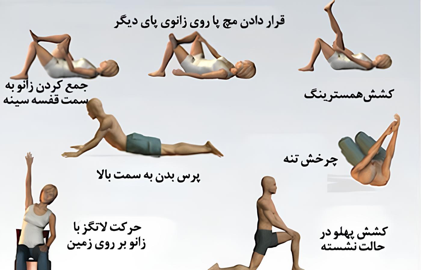تمرین درمانی سیاتیک