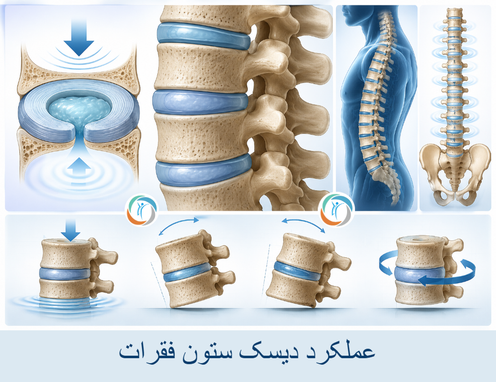 عملکرد دیسک ستون فقرات