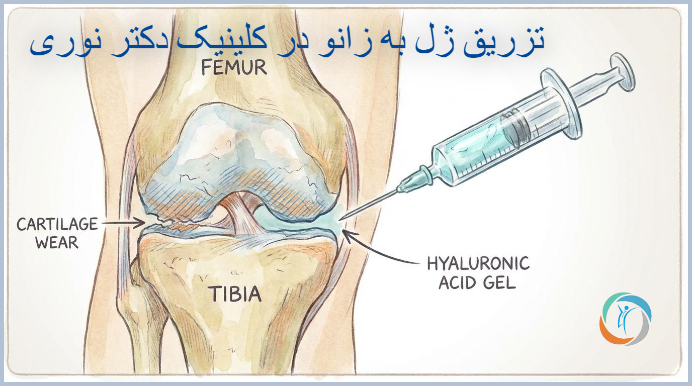 تزریق ژل به زانو در کلینیک دکتر نوری
