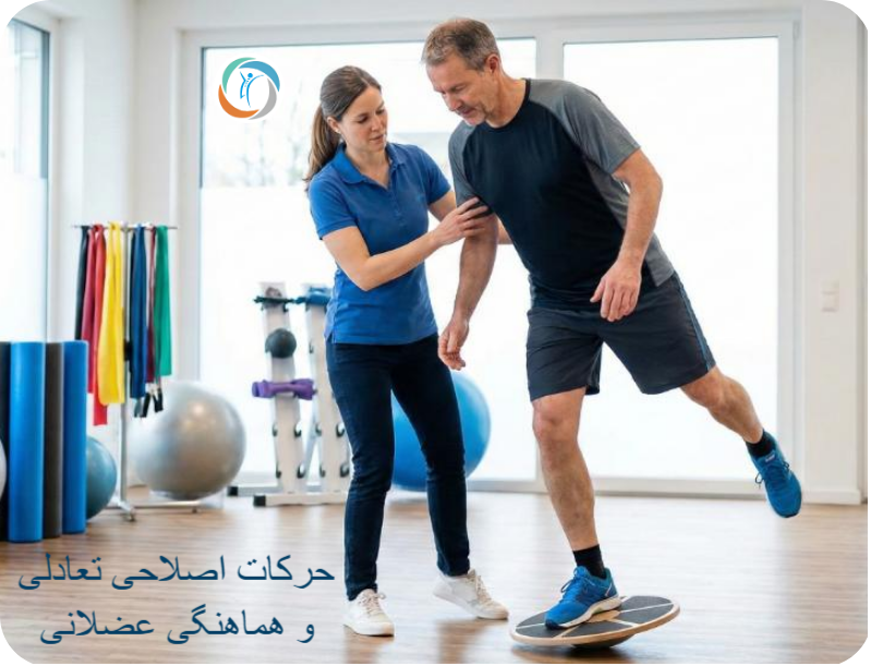 حرکات اصلاحی تعادلی و هماهنگی عضلانی