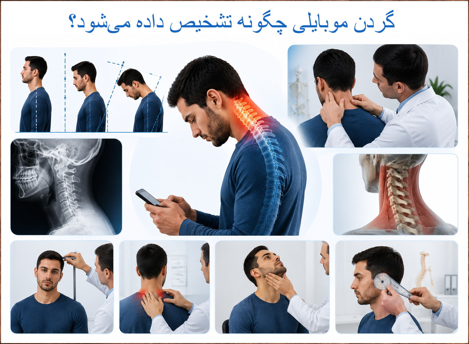 گردن موبایلی چگونه تشخیص داده می‌شود؟