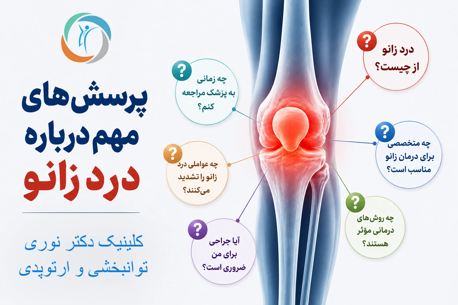 پرسش‌های مهم درباره درد زانو